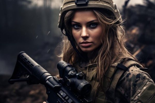 Life on A Deserted Island With an Enemy Female Soldier