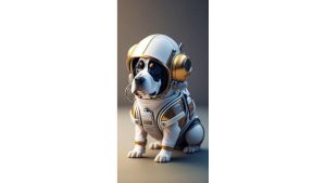 Dog astronaut