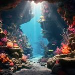 3D Reconstruction of Underwater Scenes Using Nonlinear Domain Projection