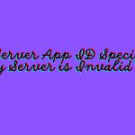 ARK Server App ID Specified By Server is Invalid