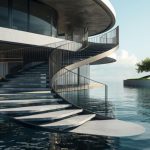 Architectural Floating Stairs Miami